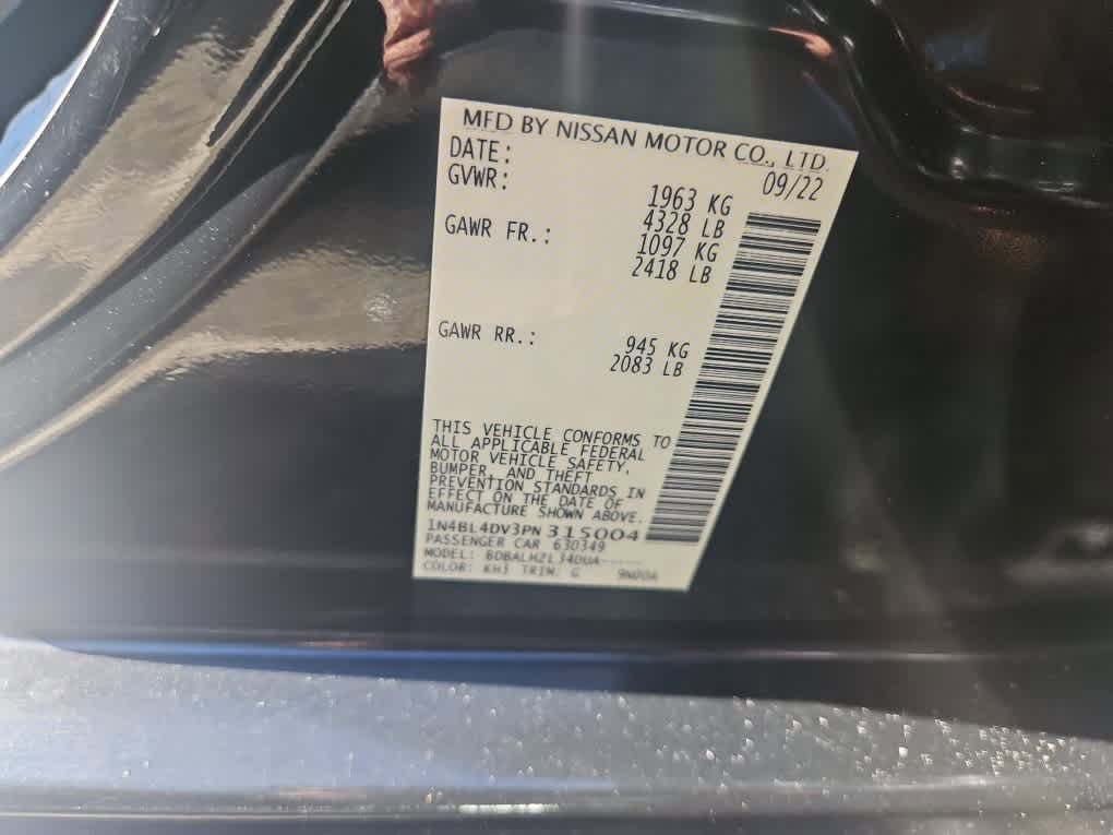 Used 2023 Nissan Altima 2.5 SV FWD image 21