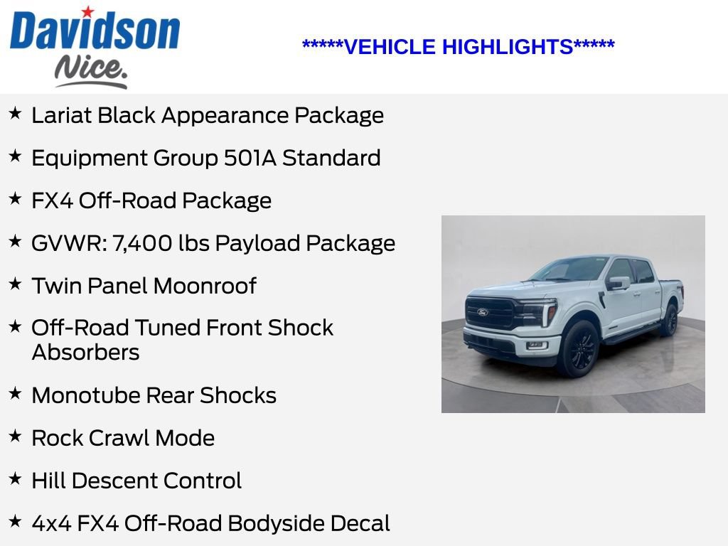 Certified 2024 Ford F150 Lariat AWD/4WD image 5