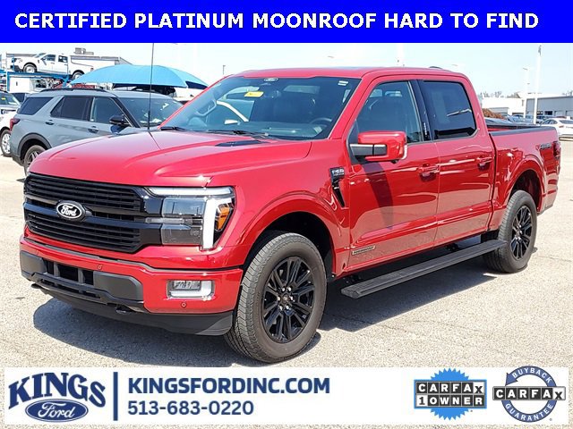 Certified 2024 Ford F150 Platinum w/ Equipment Group 702A High image 1
