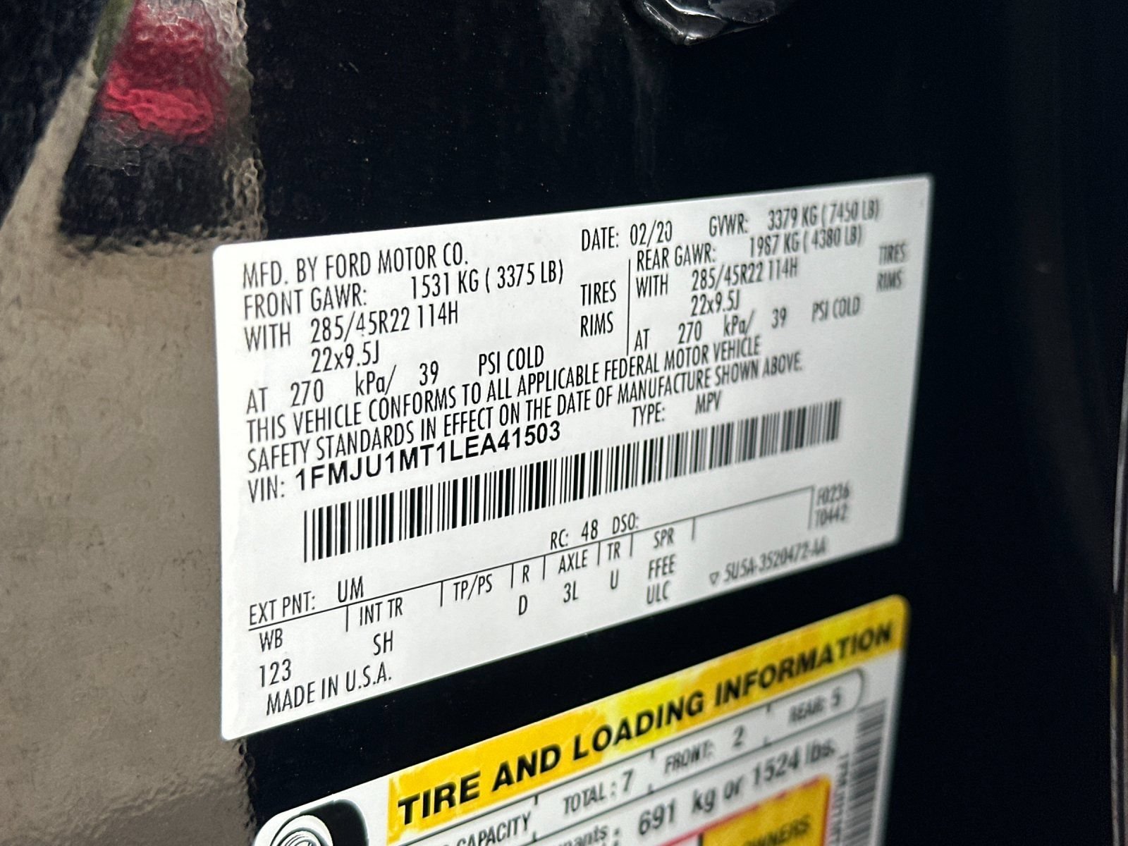 Certified 2020 Ford Expedition Platinum AWD/4WD image 43