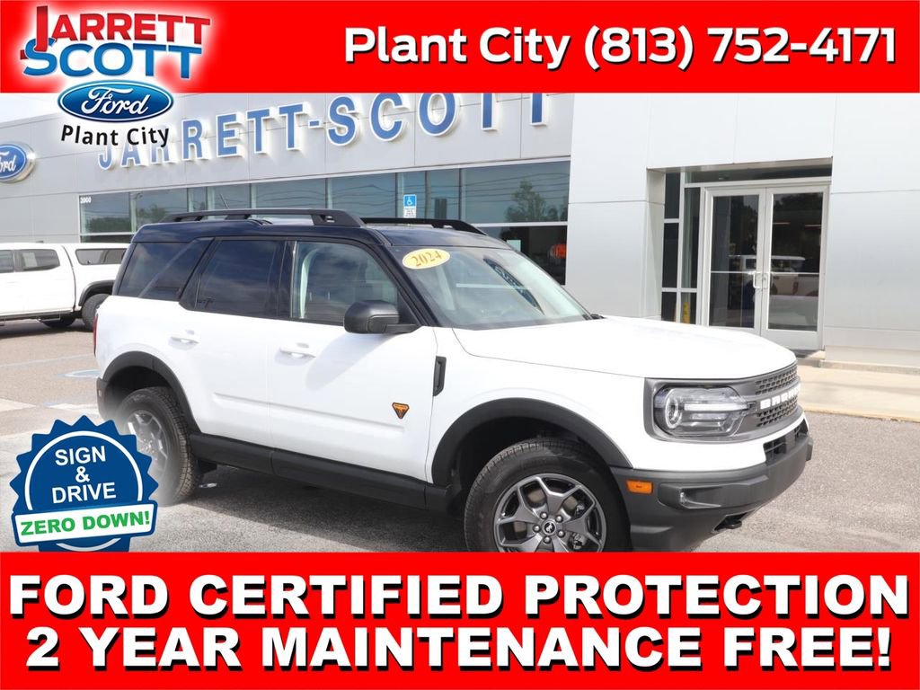 Certified 2024 Ford Bronco Sport Badlands w/ Premium Package AWD/4WD image 1