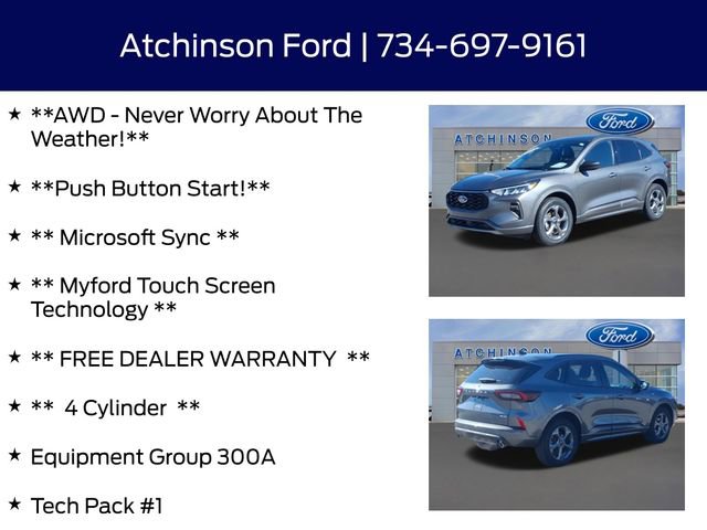 Certified 2023 Ford Escape ST-Line w/ Tech Pack #1 AWD/4WD image 9