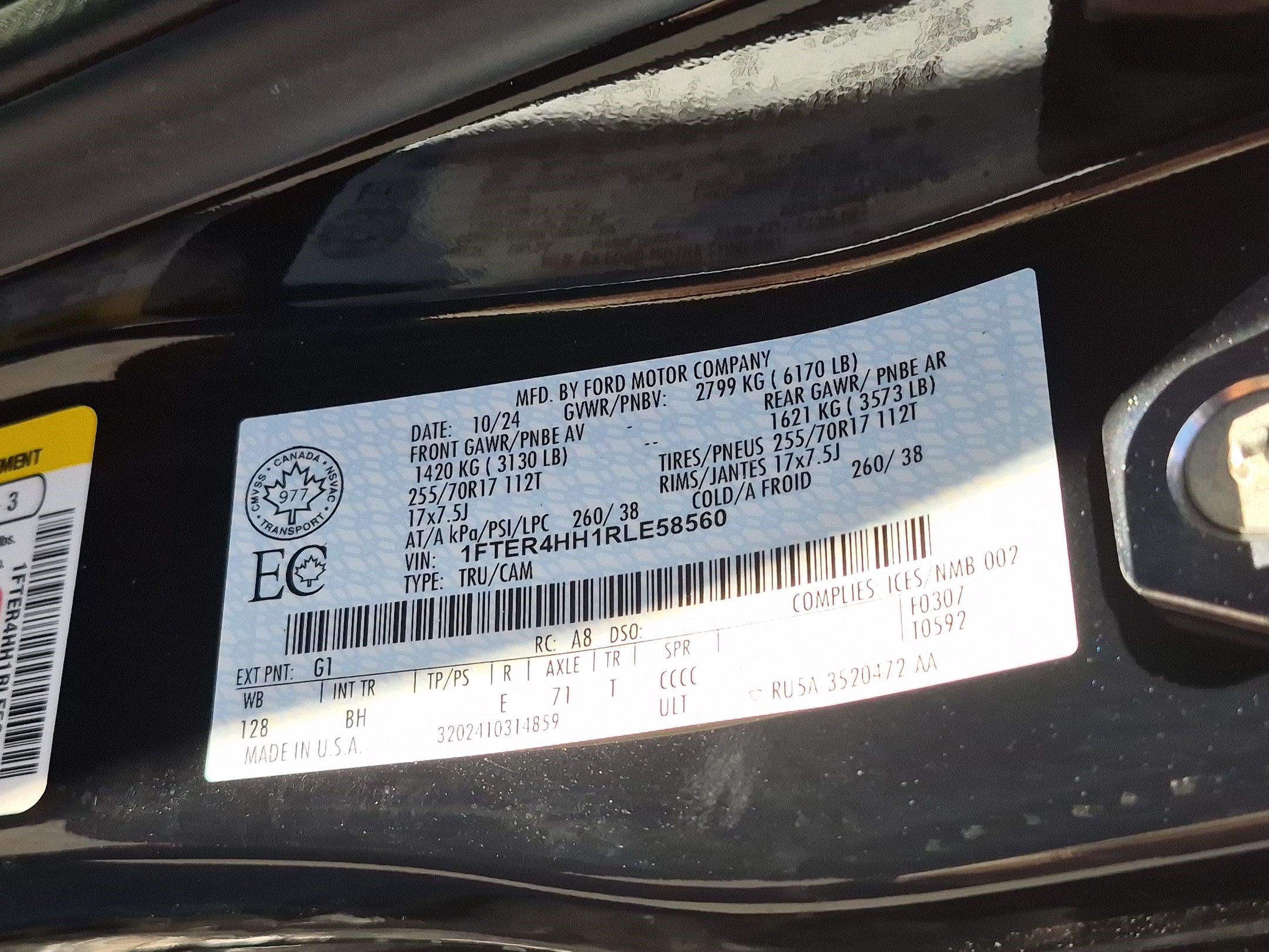 Certified 2024 Ford Ranger XLT w/ Equipment Group 301A Mid AWD/4WD image 35