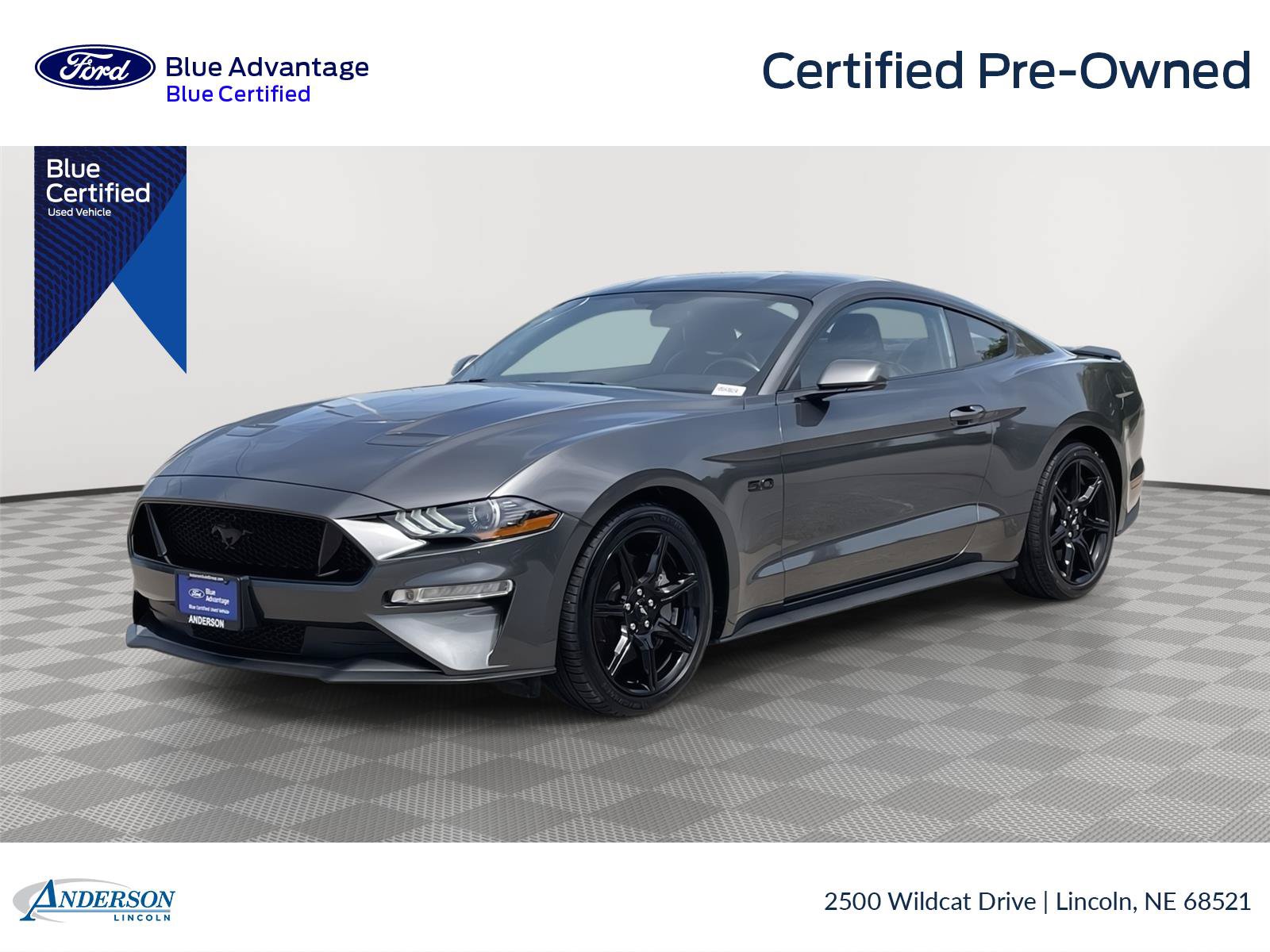 Certified 2020 Ford Mustang GT Premium w/ Black Accent Package RWD image 1