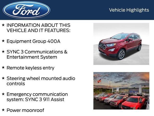 Certified 2020 Ford EcoSport Titanium AWD/4WD image 5