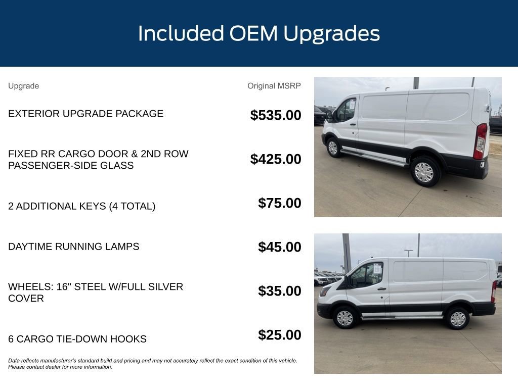Certified 2024 Ford Transit 250 Low Roof w/ Exterior Upgrade Package image 10