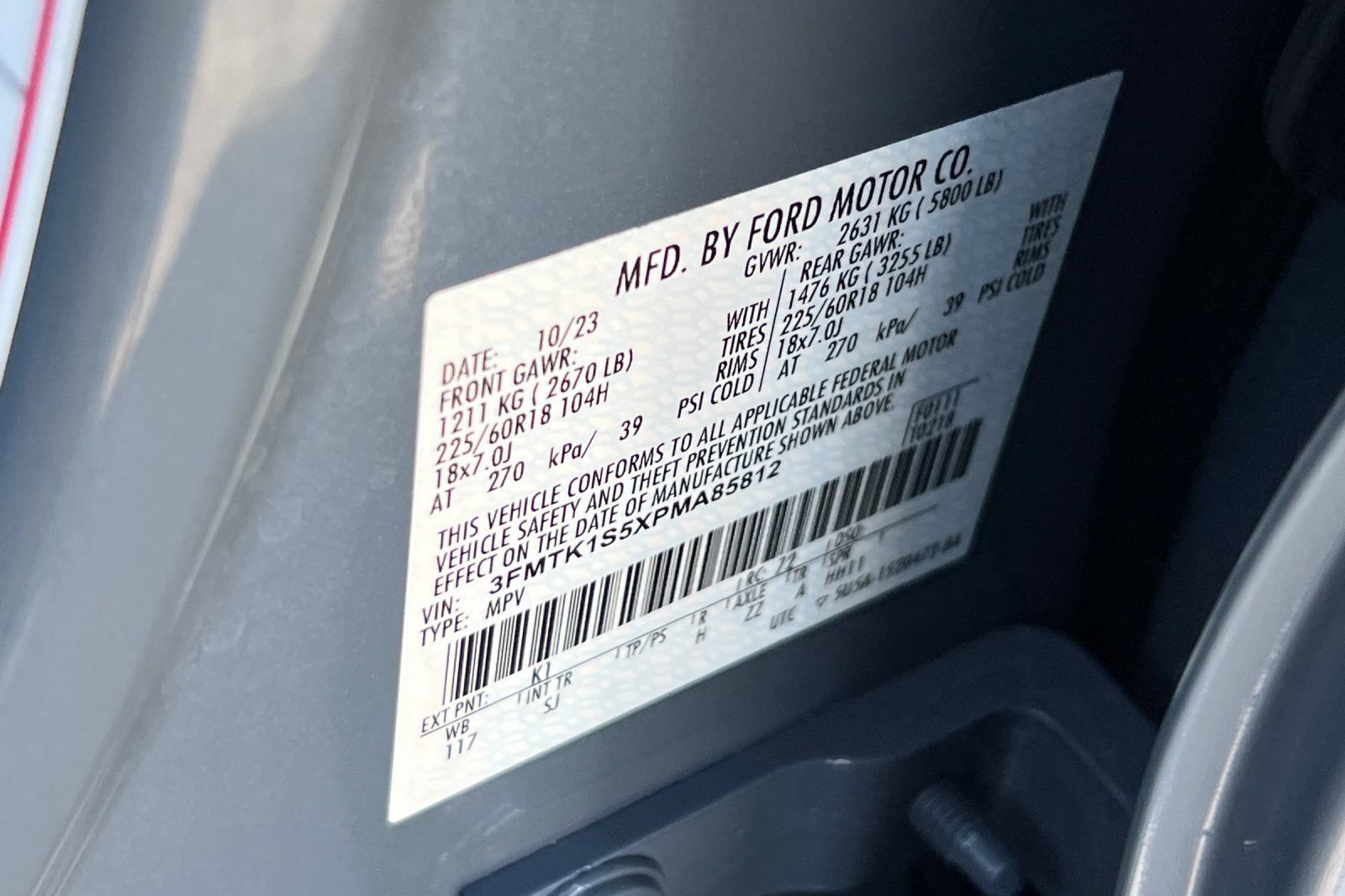 Certified 2023 Ford Mustang Mach-E Select AWD/4WD image 28