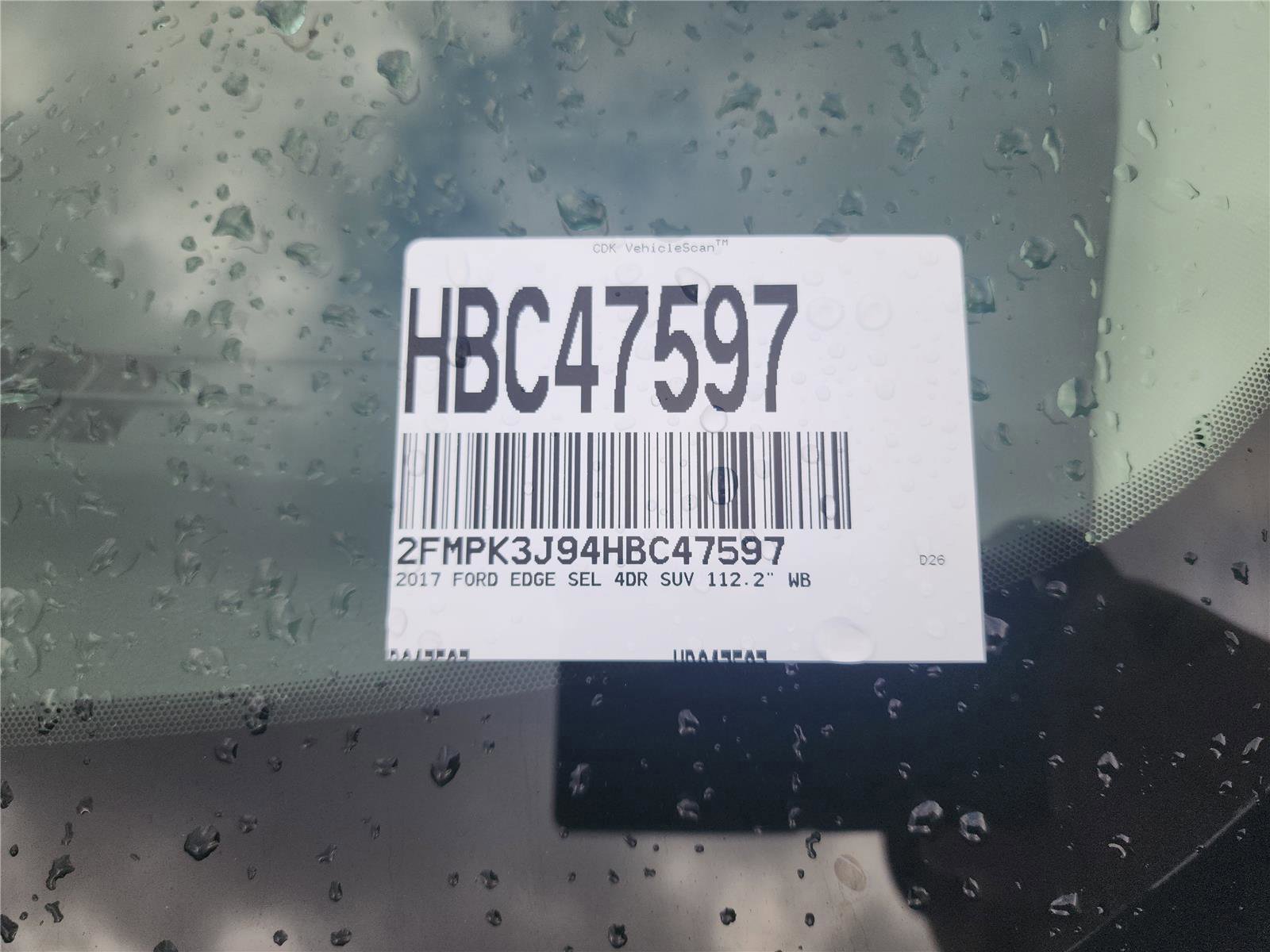 Certified 2017 Ford Edge SEL w/ Equipment Group 201A image 10