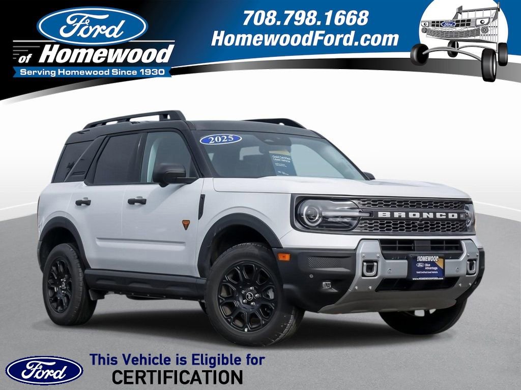 Certified 2025 Ford Bronco Sport Badlands