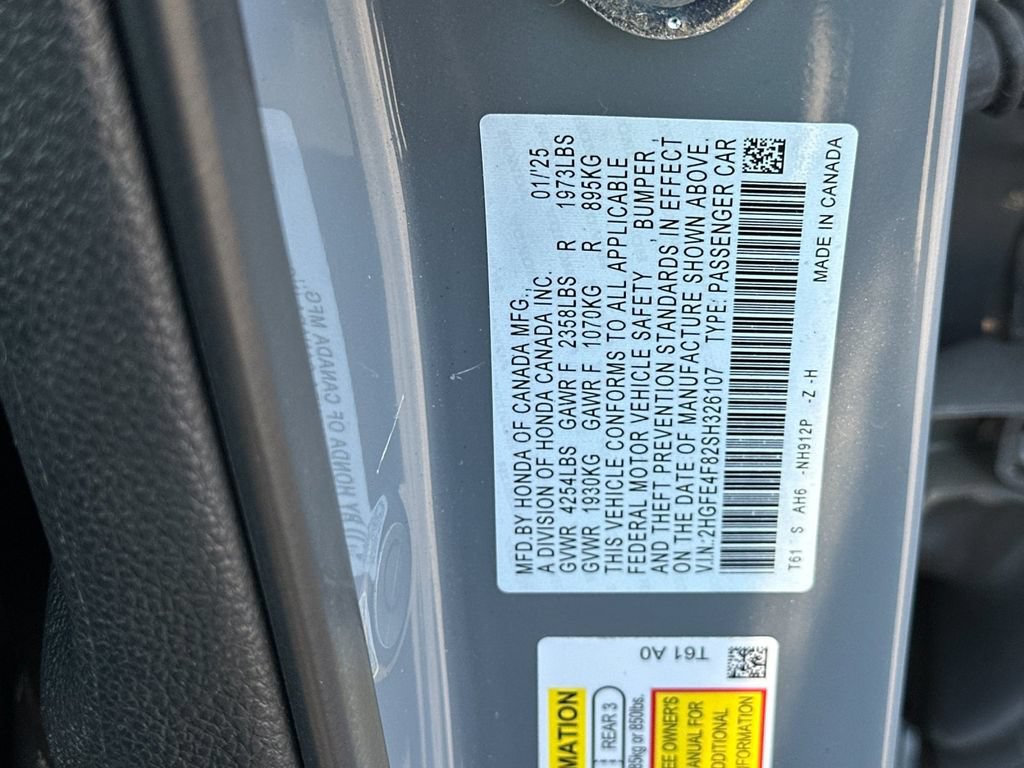 Used 2025 Honda Civic Sport image 26