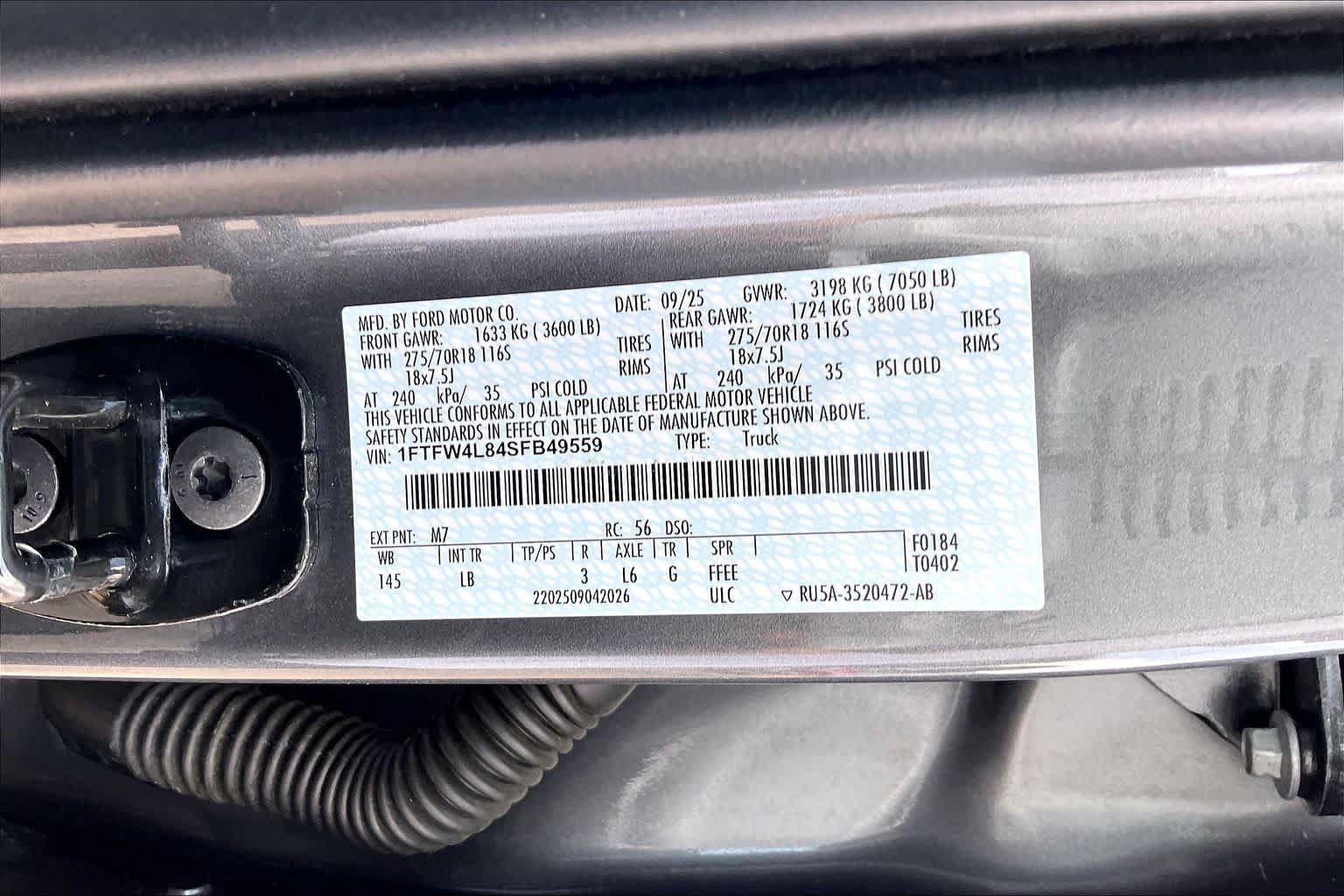 Certified 2025 Ford F150 Tremor w/ Mobile Office Package AWD/4WD image 34