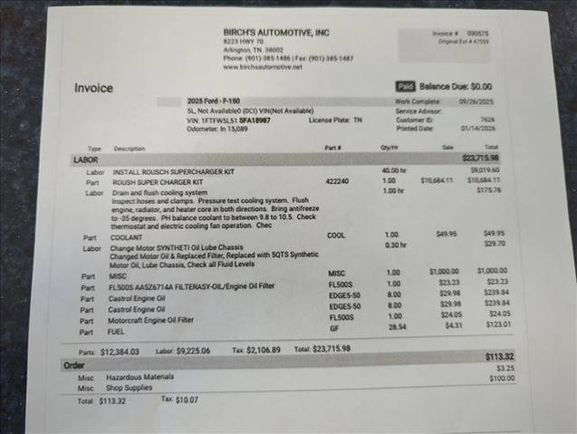 Certified 2025 Ford F150 Lariat w/ Equipment Group 501A Mid image 28