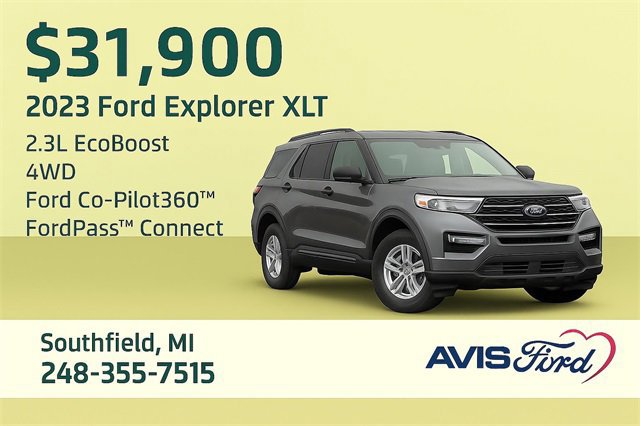 Certified 2023 Ford Explorer XLT w/ Equipment Group 202A image 5