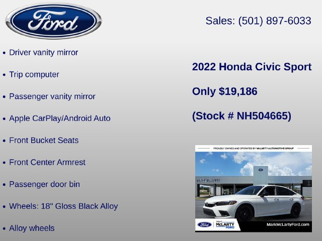 Used 2022 Honda Civic Sport image 30