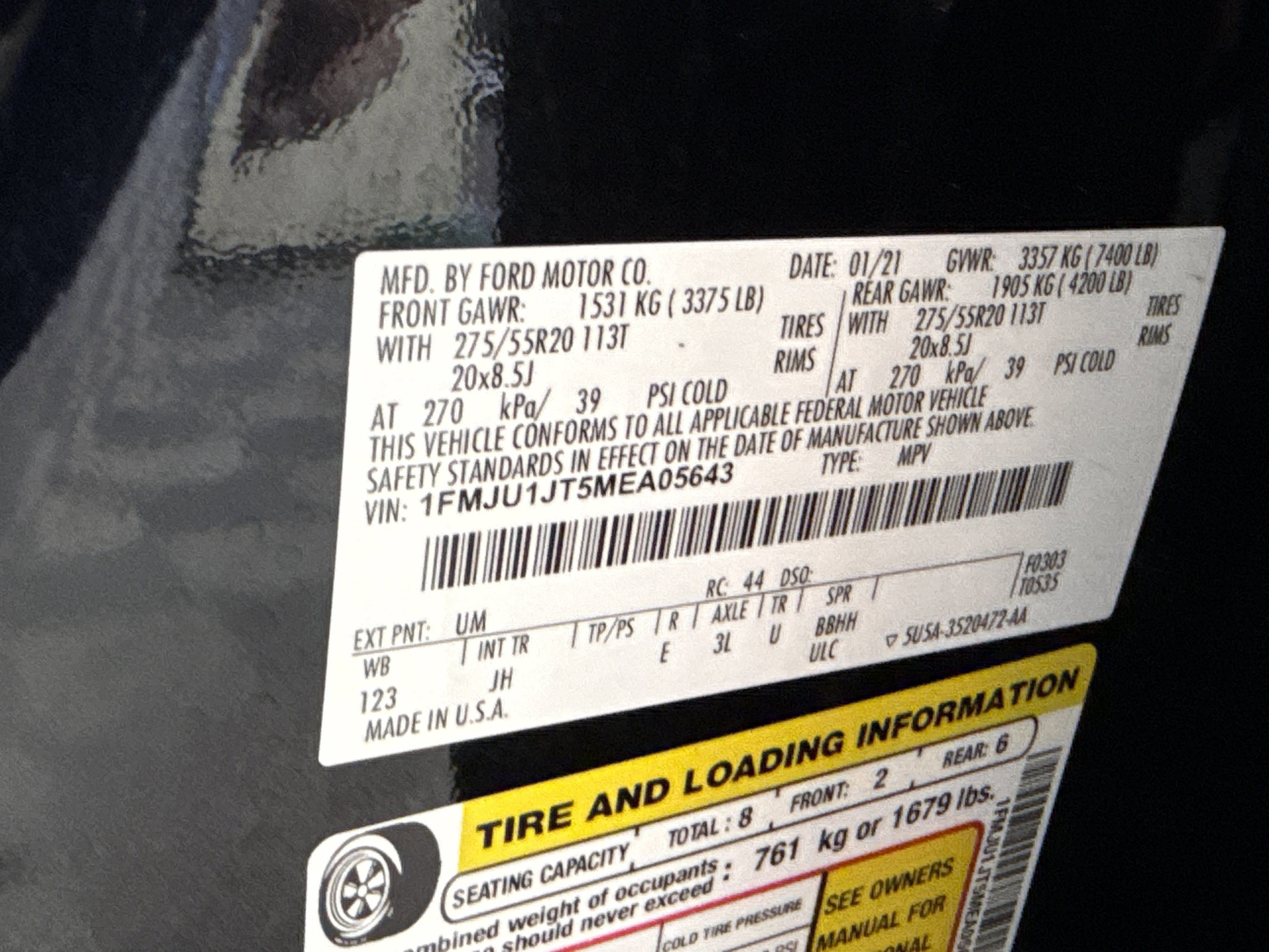 Certified 2021 Ford Expedition XLT w/ Black Accent Package image 30