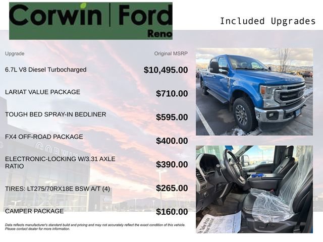Certified 2020 Ford F350 Lariat w/ Lariat Value Package image 3