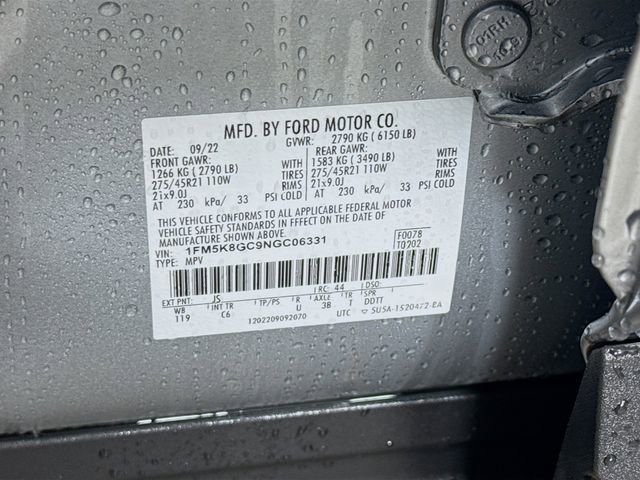 Certified 2022 Ford Explorer ST w/ Equipment Group 401A image 34