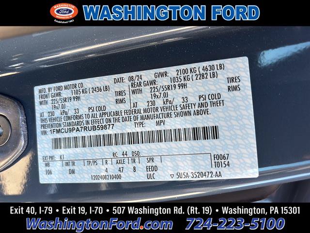 Certified 2024 Ford Escape ST-Line Elite w/ Premium Technology Package AWD/4WD image 21