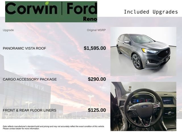 Certified 2019 Ford Edge ST w/ Cargo Accessory Package image 10