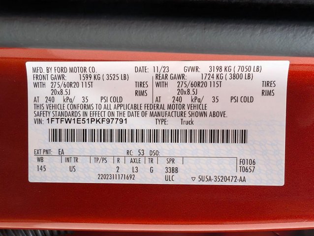 Certified 2023 Ford F150 XLT w/ Equipment Group 302A High image 29