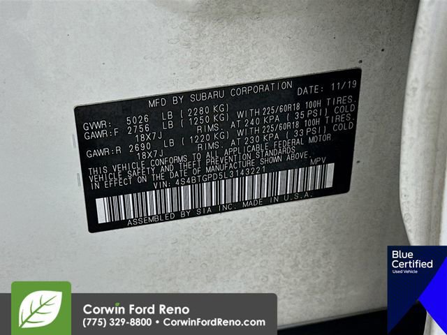 Used 2020 Subaru Outback Touring XT image 37