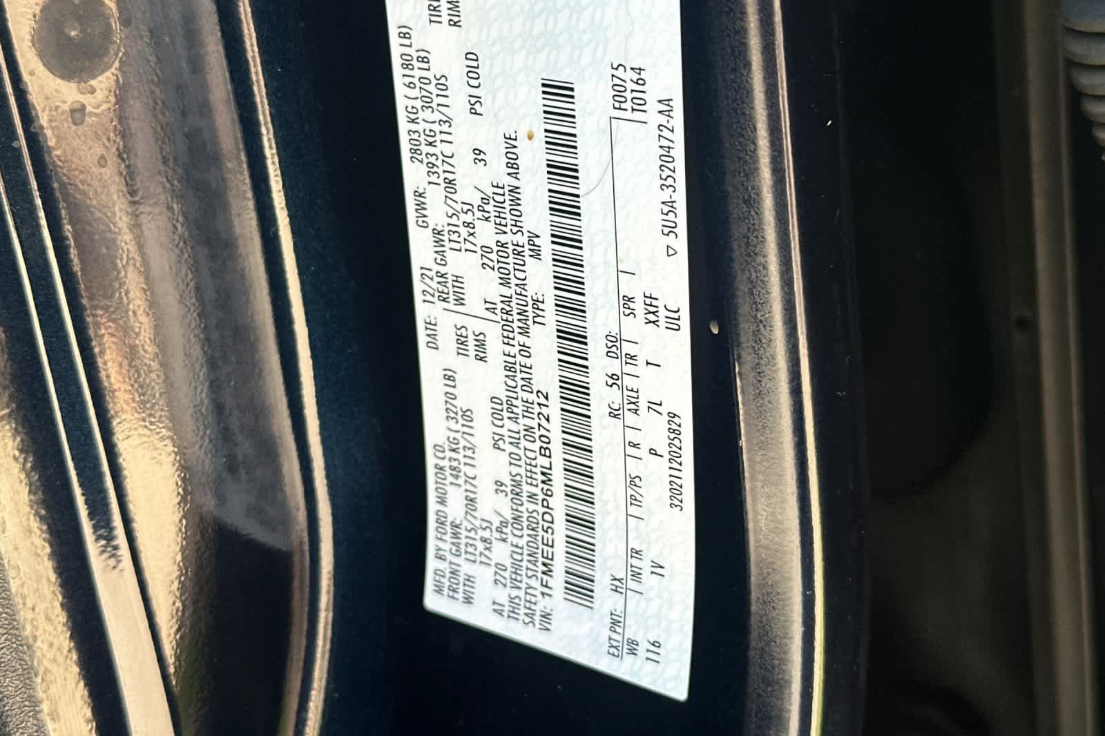 Certified 2021 Ford Bronco Badlands AWD/4WD image 30