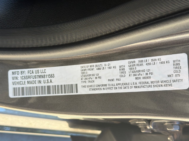 Used 2021 RAM 1500 TRX w/ TRX Level 2 Equipment Group AWD/4WD image 35