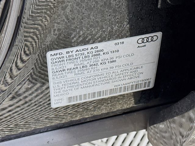 Used 2018 Audi SQ5 Premium Plus w/ S Sport Package image 36