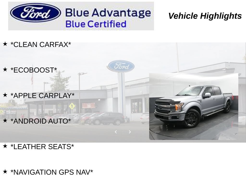 Certified 2020 Ford F150 Lariat w/ Equipment Group 501A Mid RWD image 9