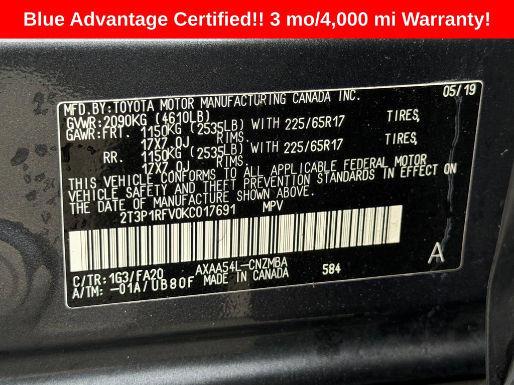 Used 2019 Toyota RAV4 XLE AWD/4WD image 33