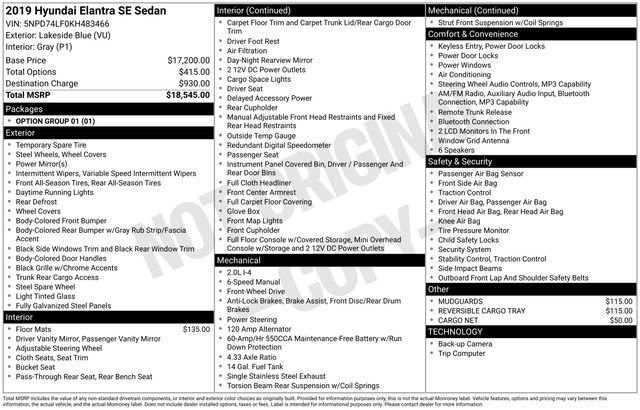 Used 2019 Hyundai Elantra SE image 34