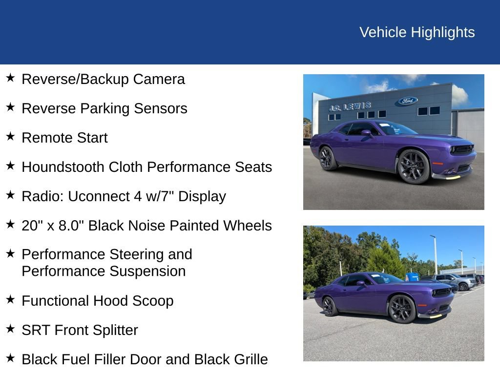 Used 2023 Dodge Challenger GT w/ Blacktop Package RWD image 24