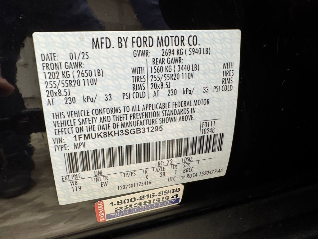 Certified 2025 Ford Explorer ST-Line AWD/4WD image 36
