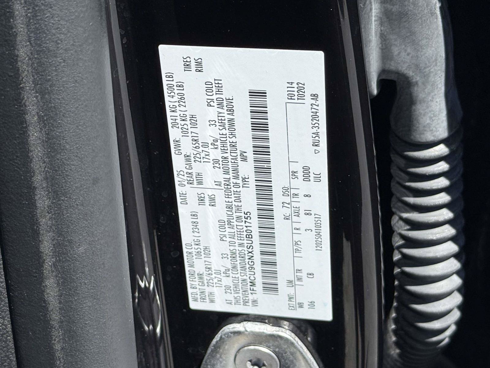 Certified 2025 Ford Escape Active AWD/4WD image 35
