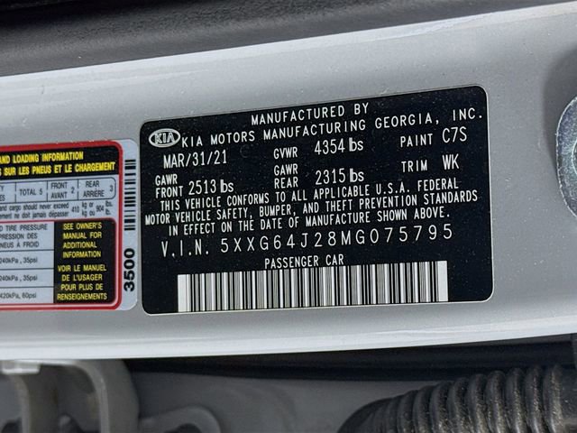 Used 2021 Kia K5 GT-Line w/ GT-Line FWD Premium Package image 30