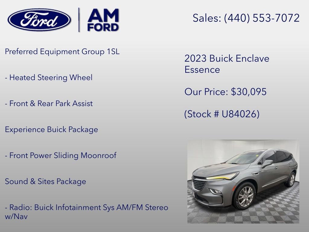 Used 2023 Buick Enclave Essence w/ Experience Buick Package AWD/4WD image 6