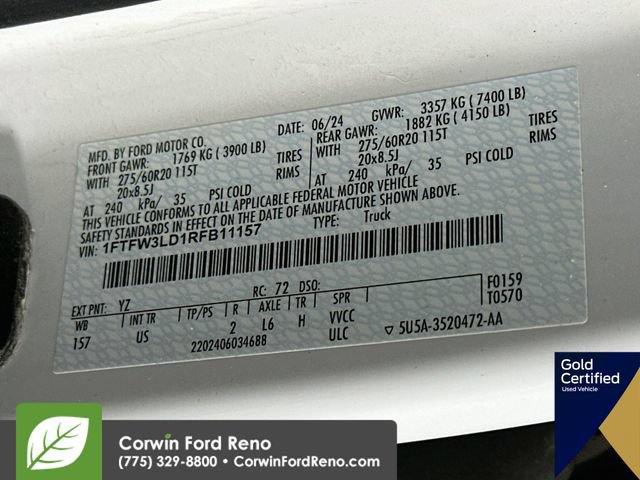 Certified 2024 Ford F150 XLT w/ Equipment Group 302A MID AWD/4WD image 37