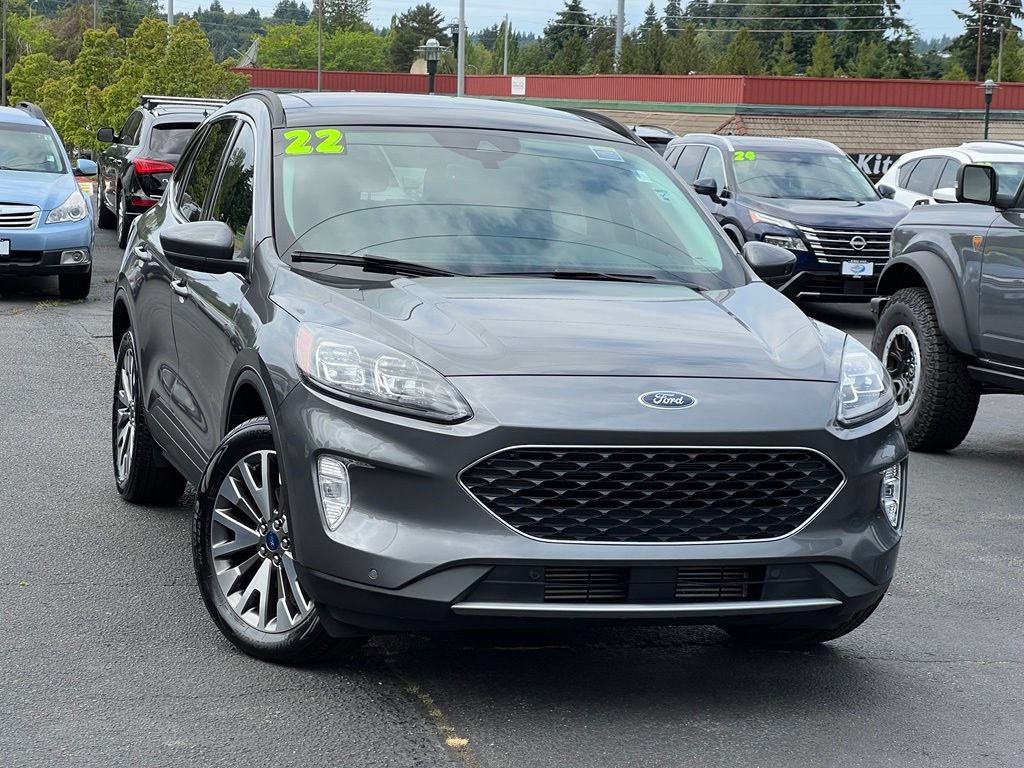 Certified 2022 Ford Escape Titanium w/ Class II Trailer Tow Package