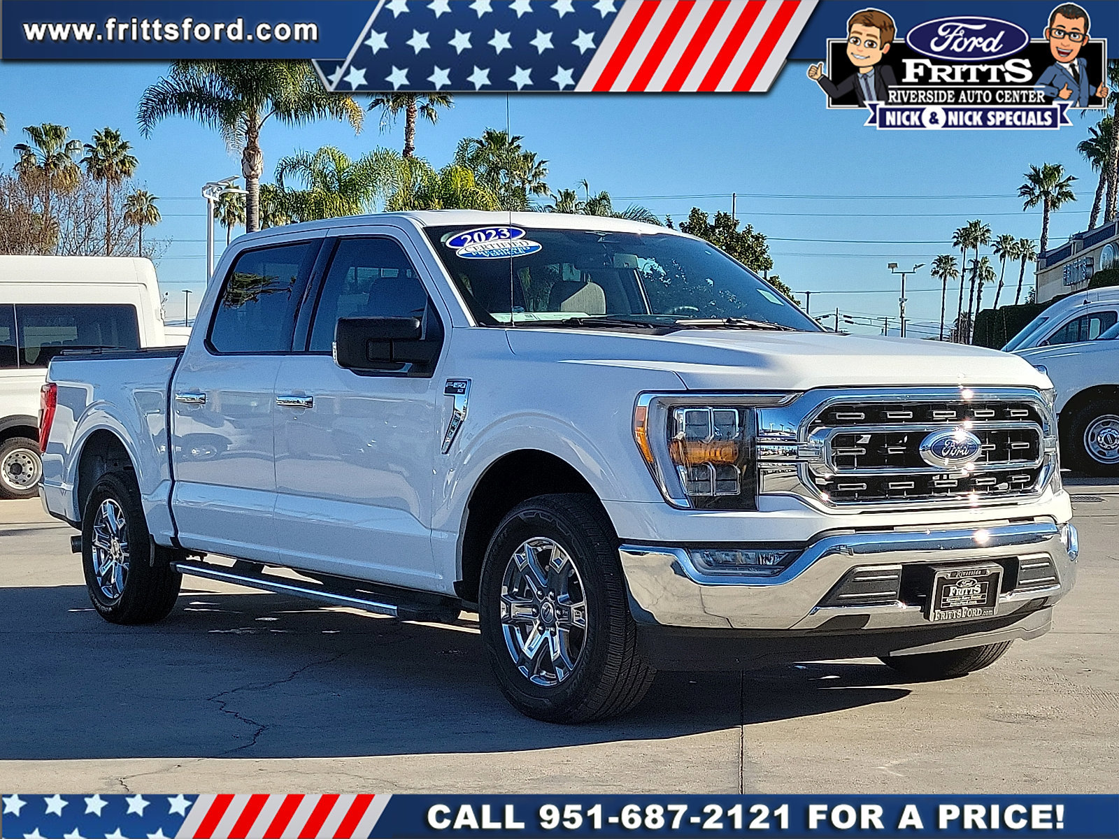Certified 2023 Ford F150 XLT w/ Equipment Group 302A High image 3