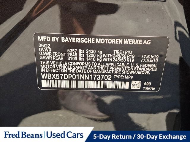 Used 2022 BMW X3 xDrive30i w/ Convenience Package w/ZPA AWD/4WD image 27