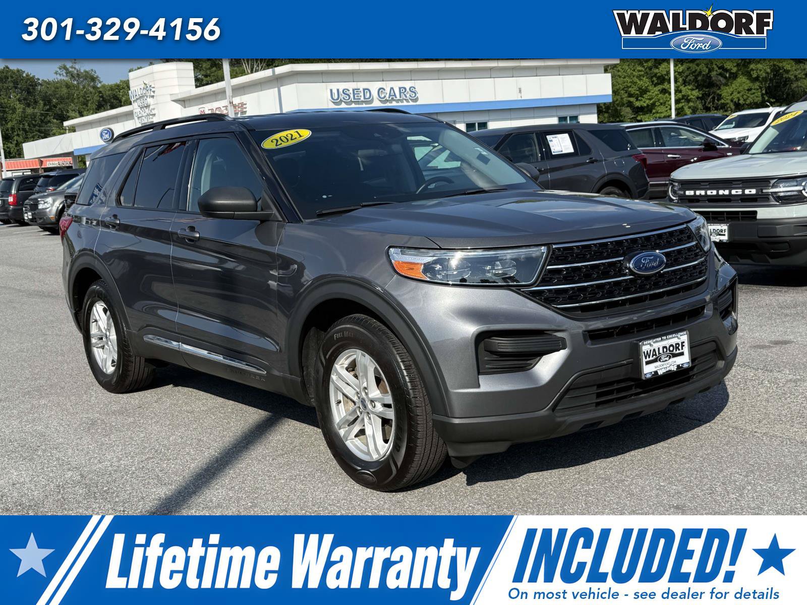 Certified 2021 Ford Explorer XLT RWD image 1