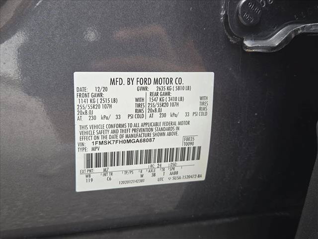 Certified 2021 Ford Explorer Limited w/ Equipment Group 301A RWD image 15