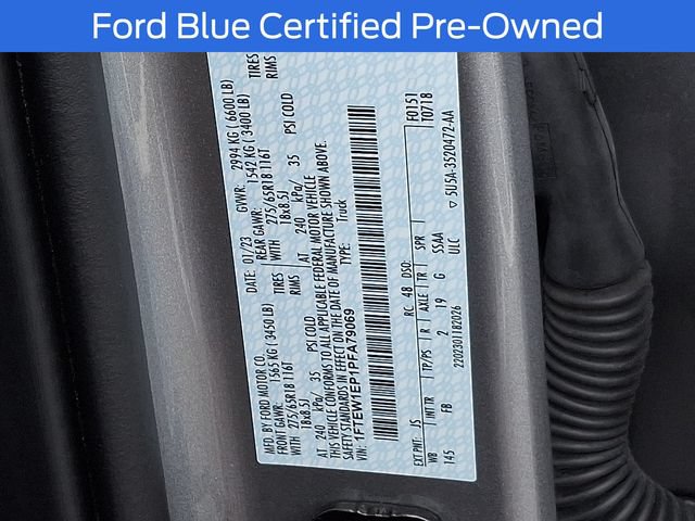 Certified 2023 Ford F150 XLT w/ Equipment Group 302A High AWD/4WD image 33