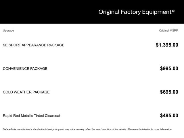 Certified 2022 Ford Escape SE w/ SE Sport Appearance Package image 21