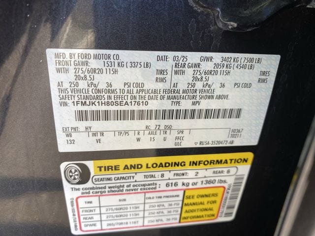 Certified 2025 Ford Expedition Max Active RWD image 34