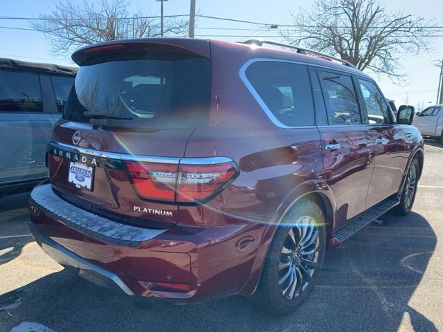 Used 2022 Nissan Armada Platinum w/ Captain's Chairs Package image 3