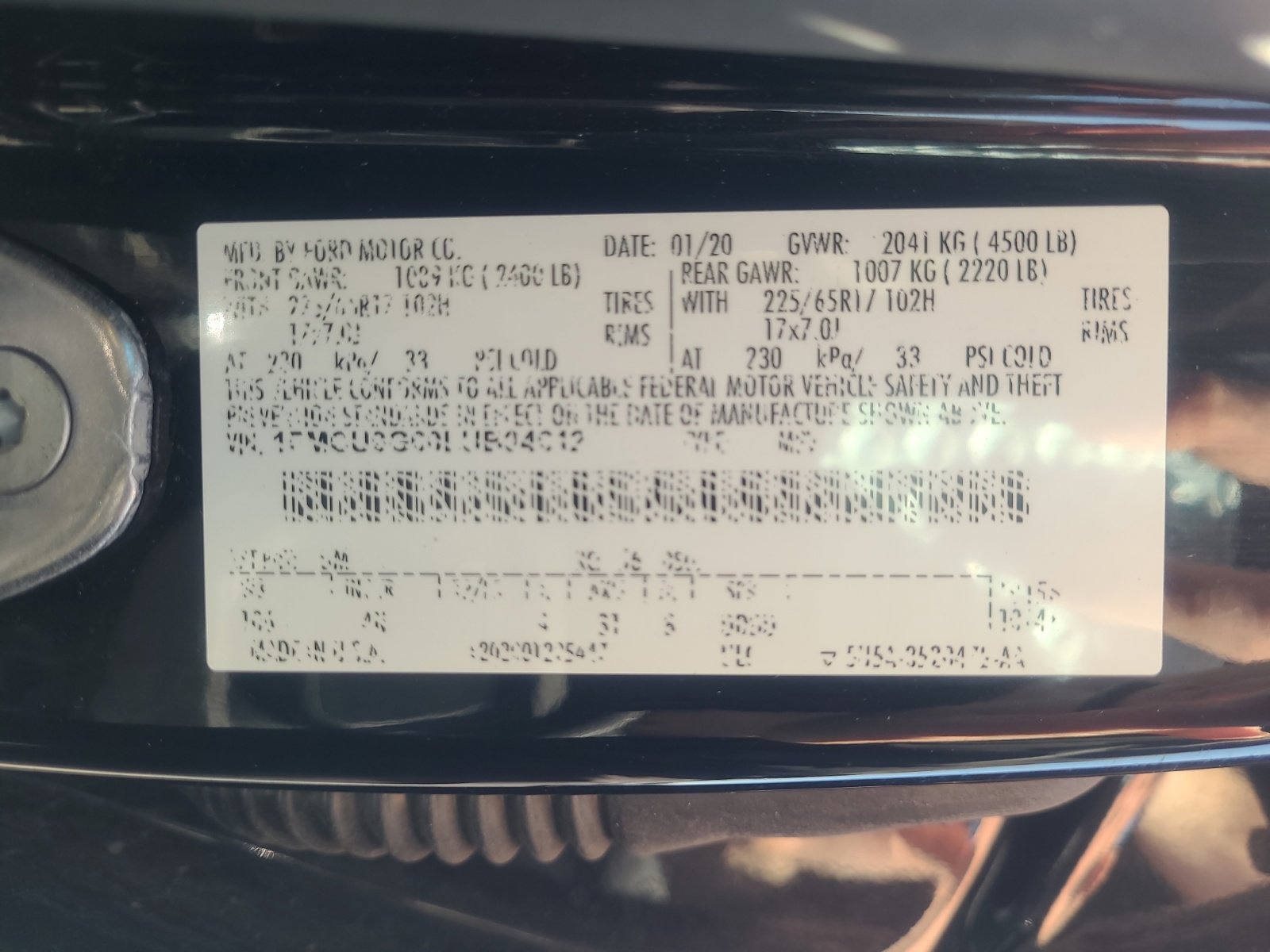 Certified 2020 Ford Escape SE AWD/4WD image 25