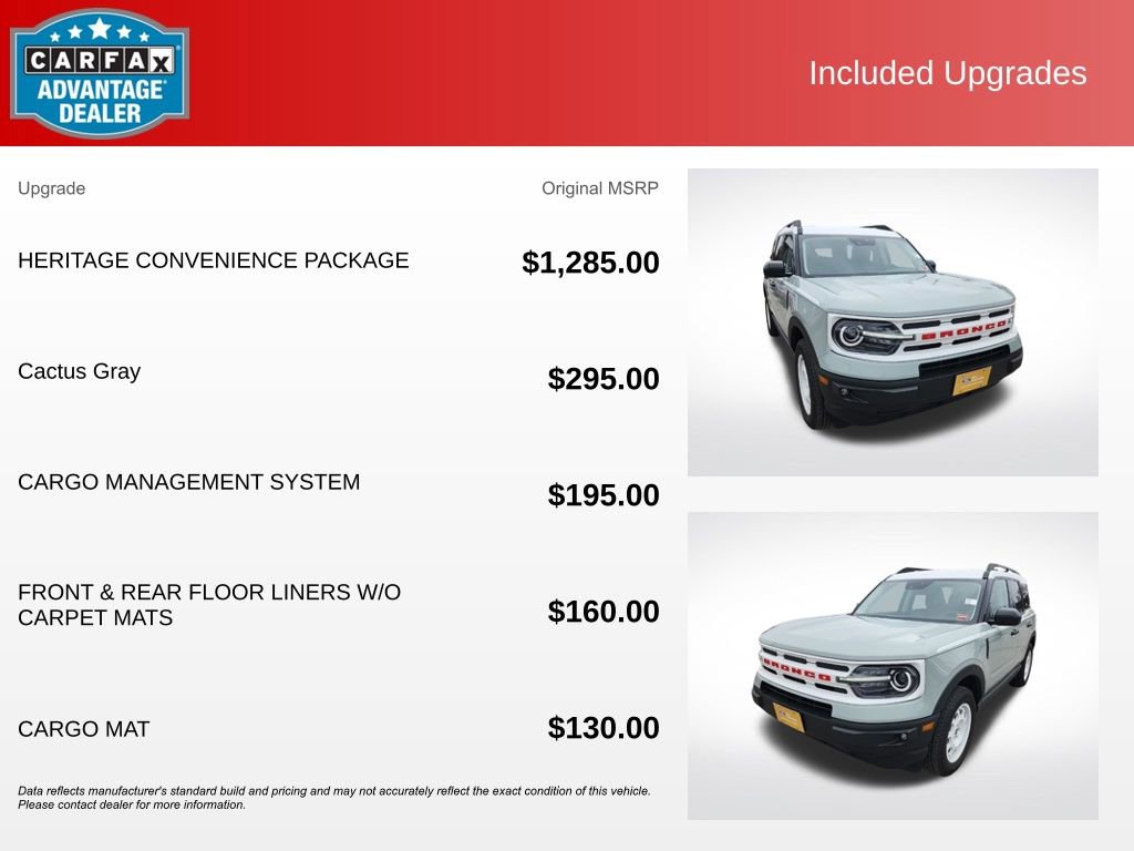 Certified 2024 Ford Bronco Sport Heritage w/ Heritage Convenience Package AWD/4WD image 13