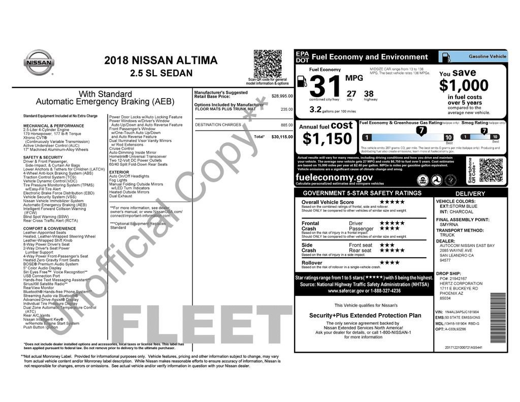 Used 2018 Nissan Altima 2.5 SL image 33