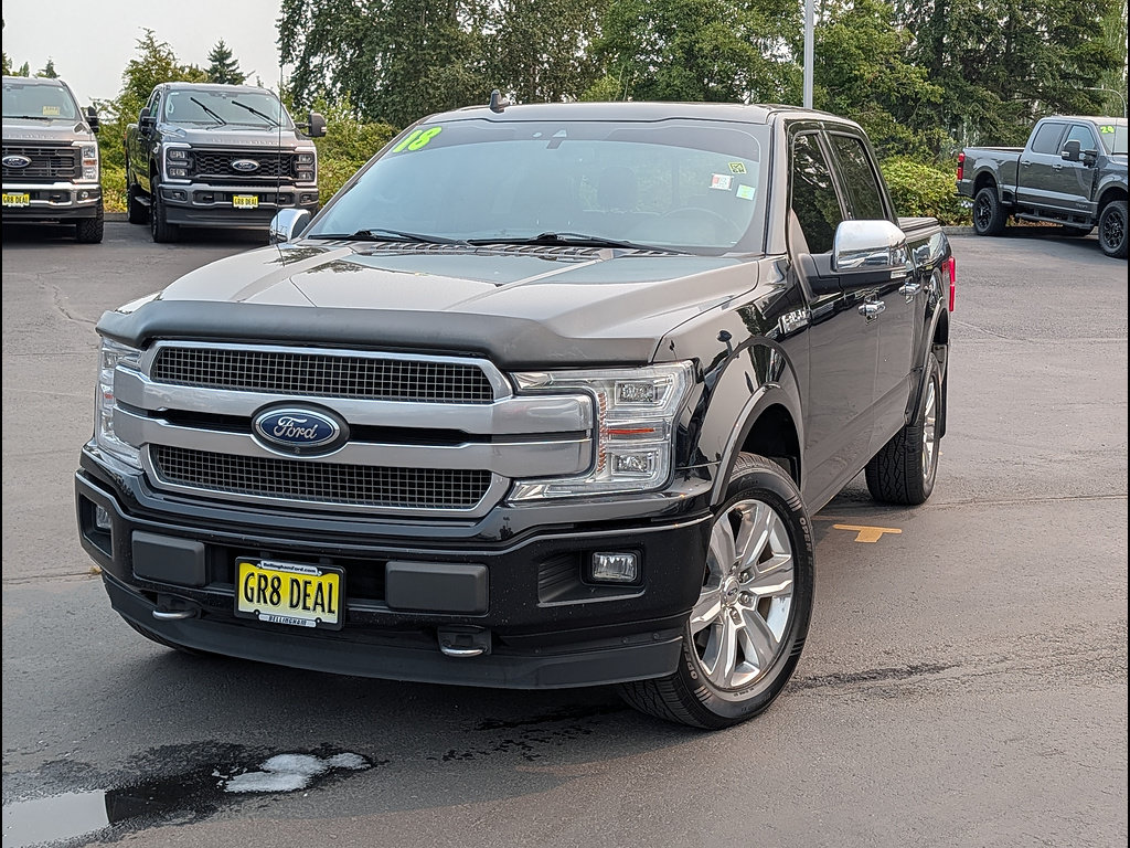 Certified 2018 Ford F150 Platinum w/ Technology Package AWD/4WD image 1